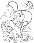 coloring page My little pony